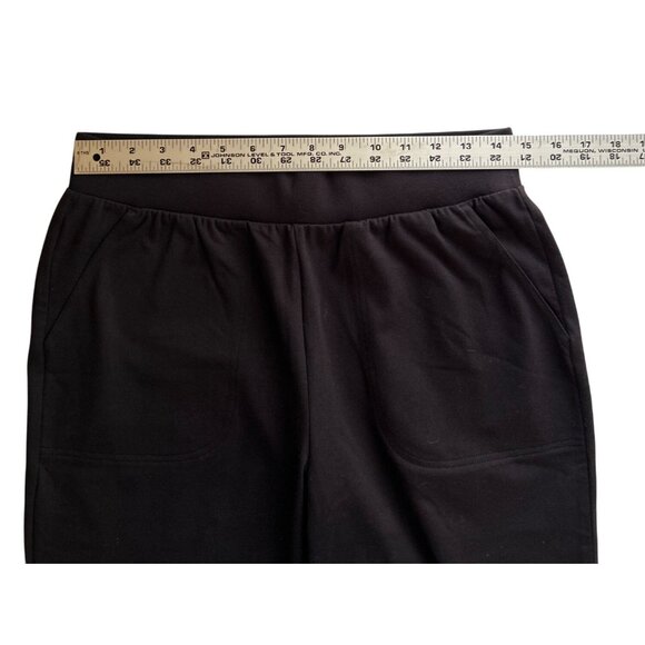 Croft & Barrow Womens Black Skimmer Pants S Cotton Blend Everyday Comfortable - Picture 7 of 9